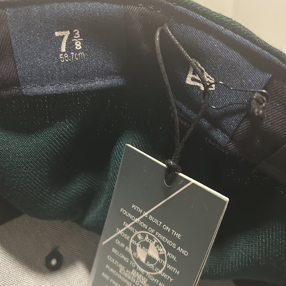 Kith & new era for BMW roundel fitted wool cap NWT green size 7 3/8 - Picture 11 of 16